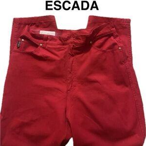 Escada Jeans Red 40